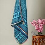 Women Pure Cotton Block Printed Dupatta Set