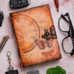 Vintage Handmade Genuine Leather Diary Journal | Premium Antique String Closure | 200 Handmade Unruled Pages DIARY-14