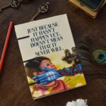 Handmade Printed Cardboard Journal Diary with Buckle Lock Unruled 200 Pages Notepad Personal Diaries for Men and Women -12