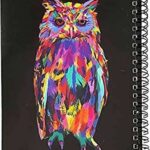 Handmade Classic Owl Printed Cardboard Writing  sketching Diary for Different Purposes