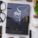 Handmade Printed Cardboard Journal Diary with Buckle Lock | 200 Pages Notepad For Men and Women DIARY-09