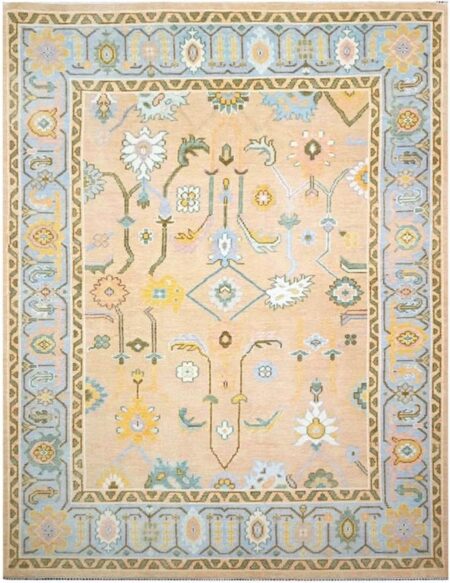 Hand-Tufted Pastel Floral Area Rug